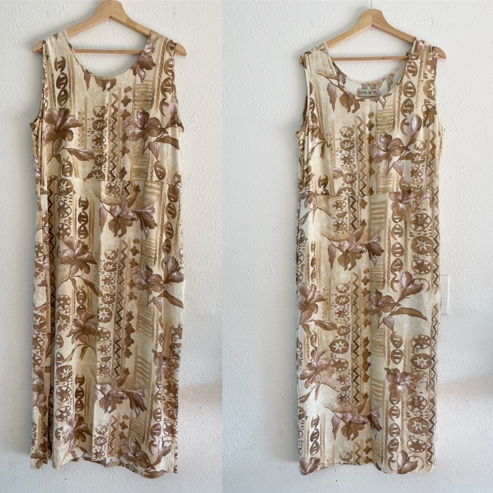 Jams World Hawaiian floral midi dress